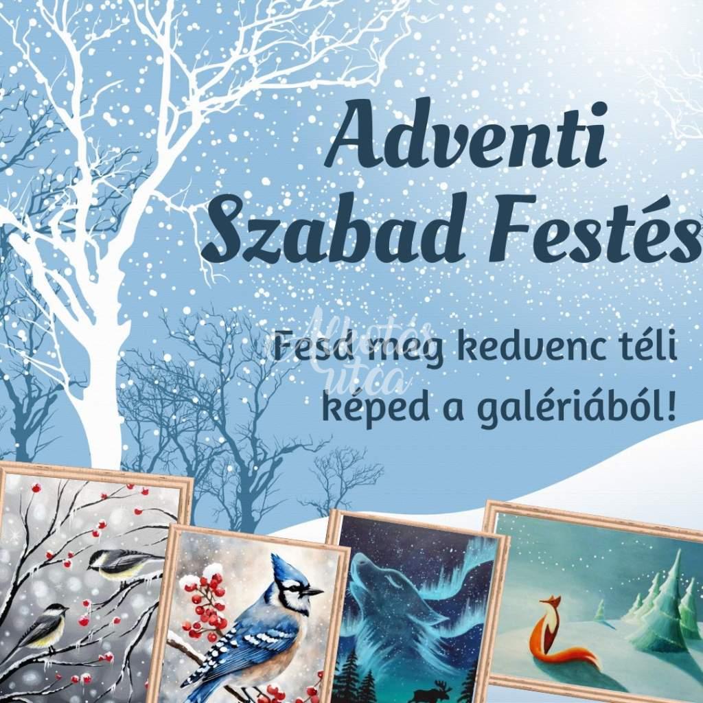 Adventi Szabad festés